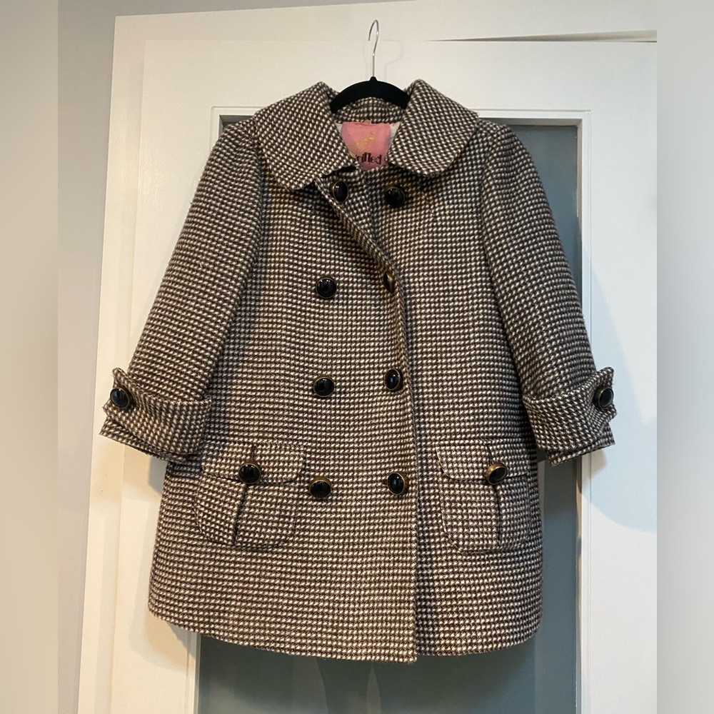 Knitted Dove Coat. Size Small.
